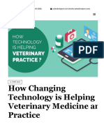 Technological Advancements in Veterinary Medicine