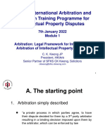 2 Module 1 Legal Framework For Arbitration of Intellectual Property Disputes