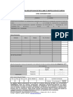 Formulario Recepcion Reclamos Artefactos Danados