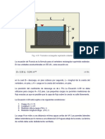 Fórmula de Francis para vertedero rectangular suprimido estándar