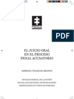 El Juicio Oral en El Proceso Penal Acusatorio