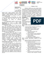 8º Ano - Atividade de Geografia 10ª Semana - Impressa