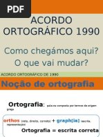 ACORDO ORTOGRÁFICO 1990