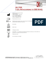 User Manual for ESU-X 300 NT Medical Device