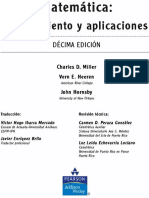 Matemática Razonamiento y Aplicaciones, 10ma Edición by Chrales D. Miller, Vern E. Heerem y John Hornsby