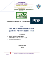 Analisis de parametros fisicos quimicos y biologicos de suelos agricolas y natural en sicaya (2)