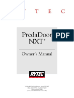 Predadoor NXT: Owner'S Manual