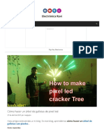 Cómo hacer un árbol de galletas pixel led - Electrónica Ravi
