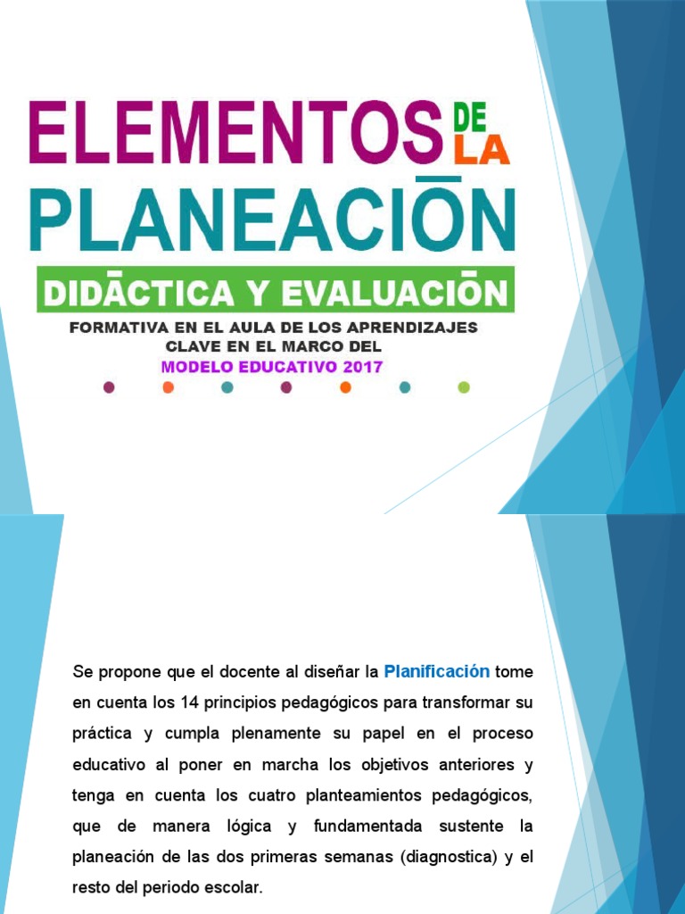 Elementos Clave en Planeación Didáctica | PDF | Aprendizaje | Evaluación