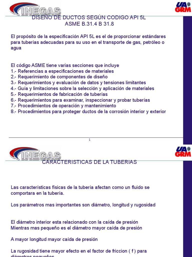 Api 5 L | PDF | Presión | Líquidos