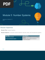 Module 5: Number Systems: Introduction To Networks v7.0 (ITN)