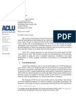 ACLU DOJ Complaint Letter