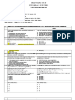 Desain Soal Pas 1 Pai 2020