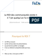 ROI Et Réseaux Sociaux