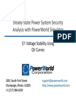 Steady State Power System Security Analysis With Powerworld Simulator