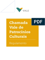 CHAMADA VALE - REGULAMENTO DO EDITAL