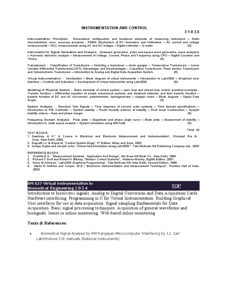 2608d501 Instrumentation and Control | PDF | Probability Distribution ...