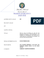 Proyecto Ley CriptoActivos Panama 2020 - A - 203