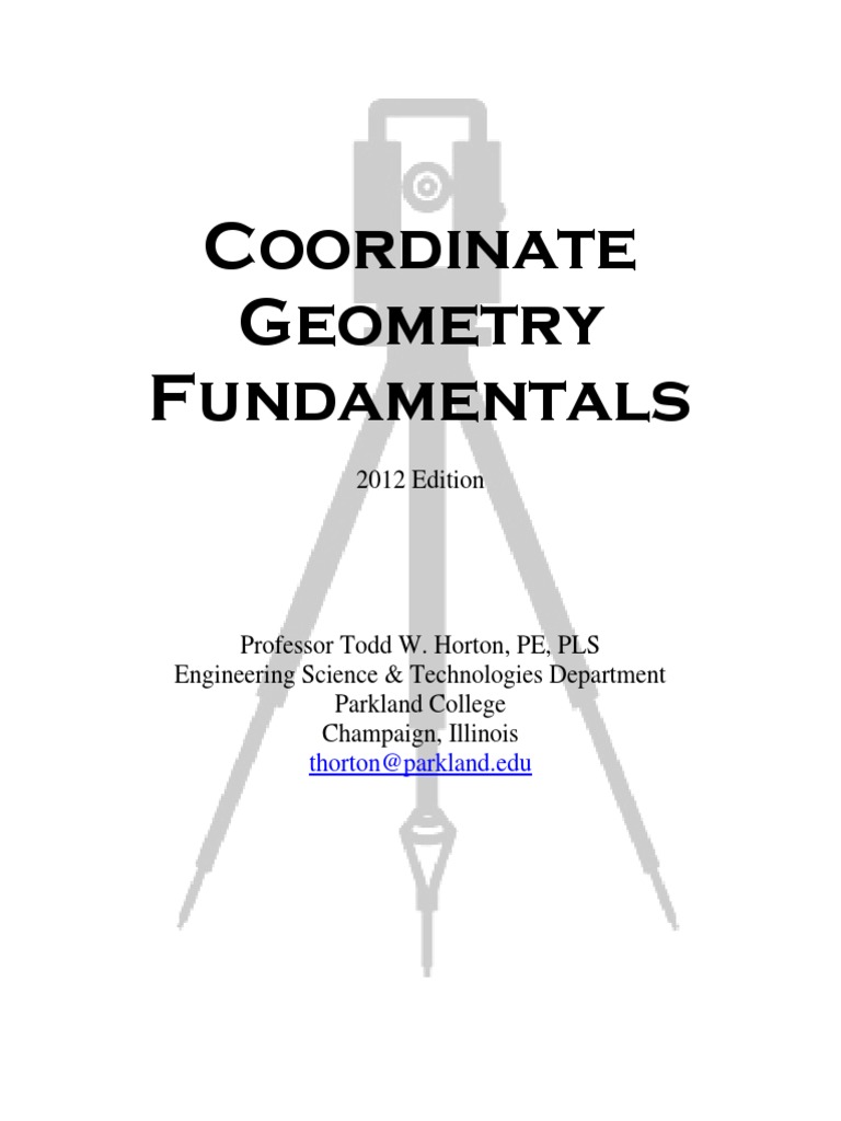 Coordinate Geometry Fundamentals | PDF | Sine | Trigonometric Functions