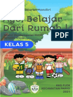 PJJ PJOK Kelas 5 Silabus, Panduan Belajar & LKPD KD 3.6-4.6 (4 Pertemuan)