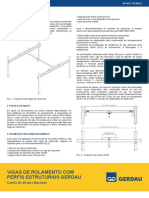 Artigo Vigas de Rolamento Com Perfis Estruturais Gerdau