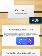 Child Labour: Presented By-Saiman Debbarma