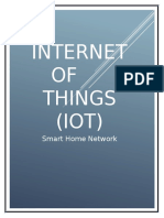 Smart Home Network: IoT Devices and Architecture