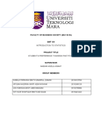 QMT181 Report of Students Preference Towards Fast Food