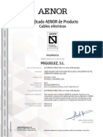BARRYFLEX RV-K IEC y UNE Certificado AENOR