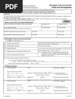 cf2900 - Affordable Child Care Benefit Form | PDF | Identity Document ...