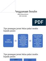 KIE Penggunaan Insulin