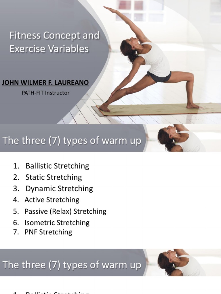 Understanding Fitness Concepts and Stretching | PDF | Recreation ...