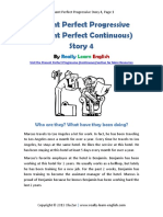 Present Perfect Progressive Story 4