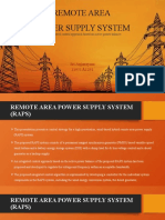 Remote Area Power Supply System: Sri Anjaneyam 21951 1291