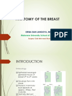 Anatomy of The Breast: Makerere University School of Medicine