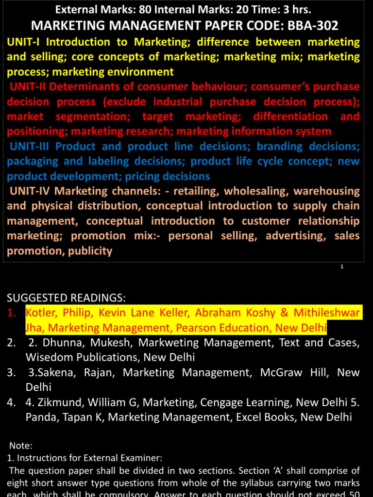 Chapter 1 MRKT MGMT Intro | PDF | Marketing | Market (Economics)