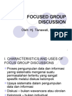 Focused Group Discussion: Oleh: Hj. Tisnawati, SST, M.Kes