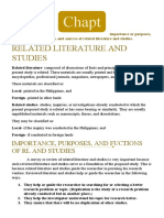 Chapt Er3: Related Literature and Studies