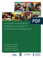 Curriculum For Excellence Building The Curriculum 5 A Framework For Assessment