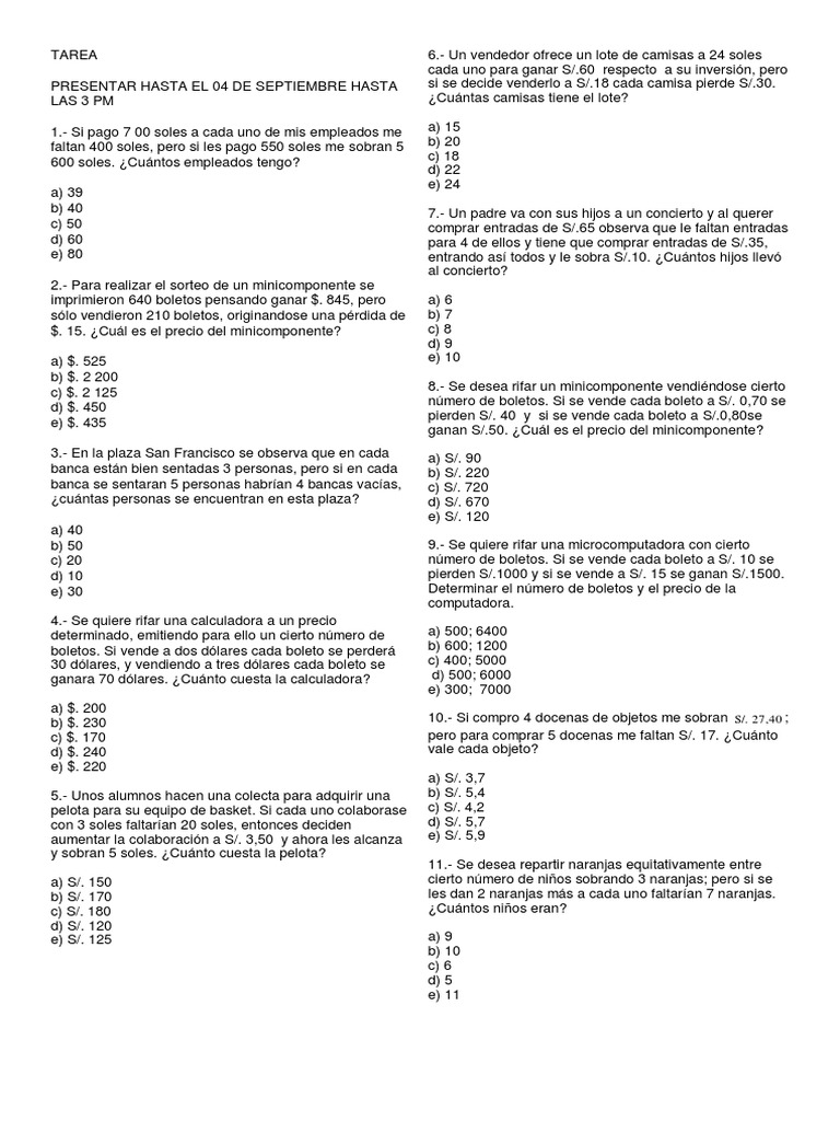 Tarea 04 de Septiembre | PDF