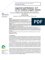 Managerial and Industry 40 Solutions For Fashion Supply ChainsJournal of Fashion Marketing and Management