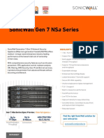 Sonicwall Gen 7 Nsa Series: Highlights