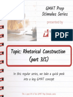 Topic: Rhetorical Construction Topic: Rhetorical Construction (Part 3/5) (Part 3/5)