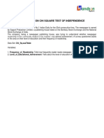 CASE STUDY ON CHI SQUARE TEST OF INDEPENDENCE(1) (2)