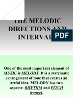 Melodic Directions-Intervals