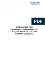 ICT, AV & Security Guidelines Rev.1 (Dec.2018)