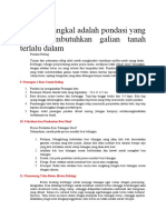 Pondasi Dangkal Adalah Pondasi Yang Tidak Membutuhkan Galian Tanah Terlalu Dalam