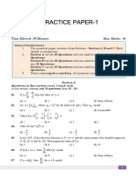 Practice Paper-1: in This Section, Attempt Any 16 Questions (From 01 - 20)