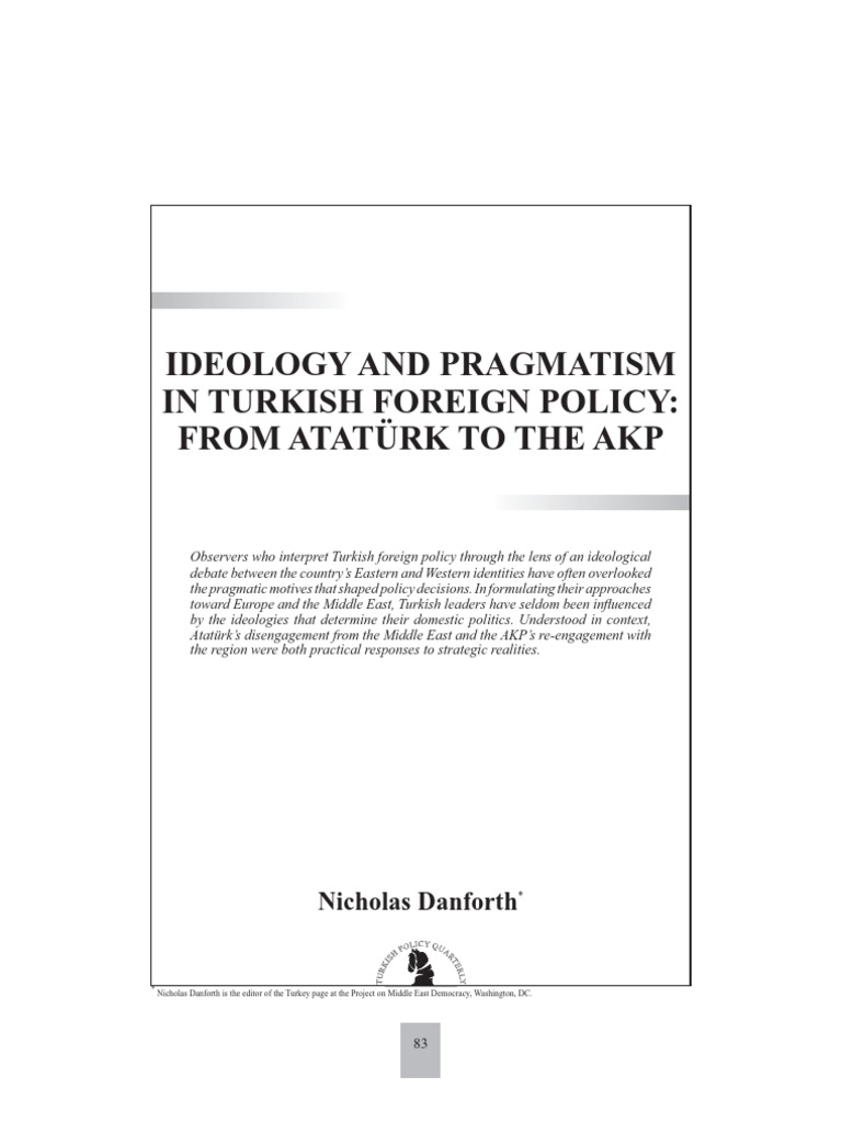 From Atatürk To Akp - Nicholas - Danforth | PDF | Mustafa Kemal Atatürk ...