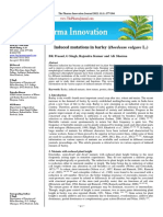 Induced Mutation in Barley